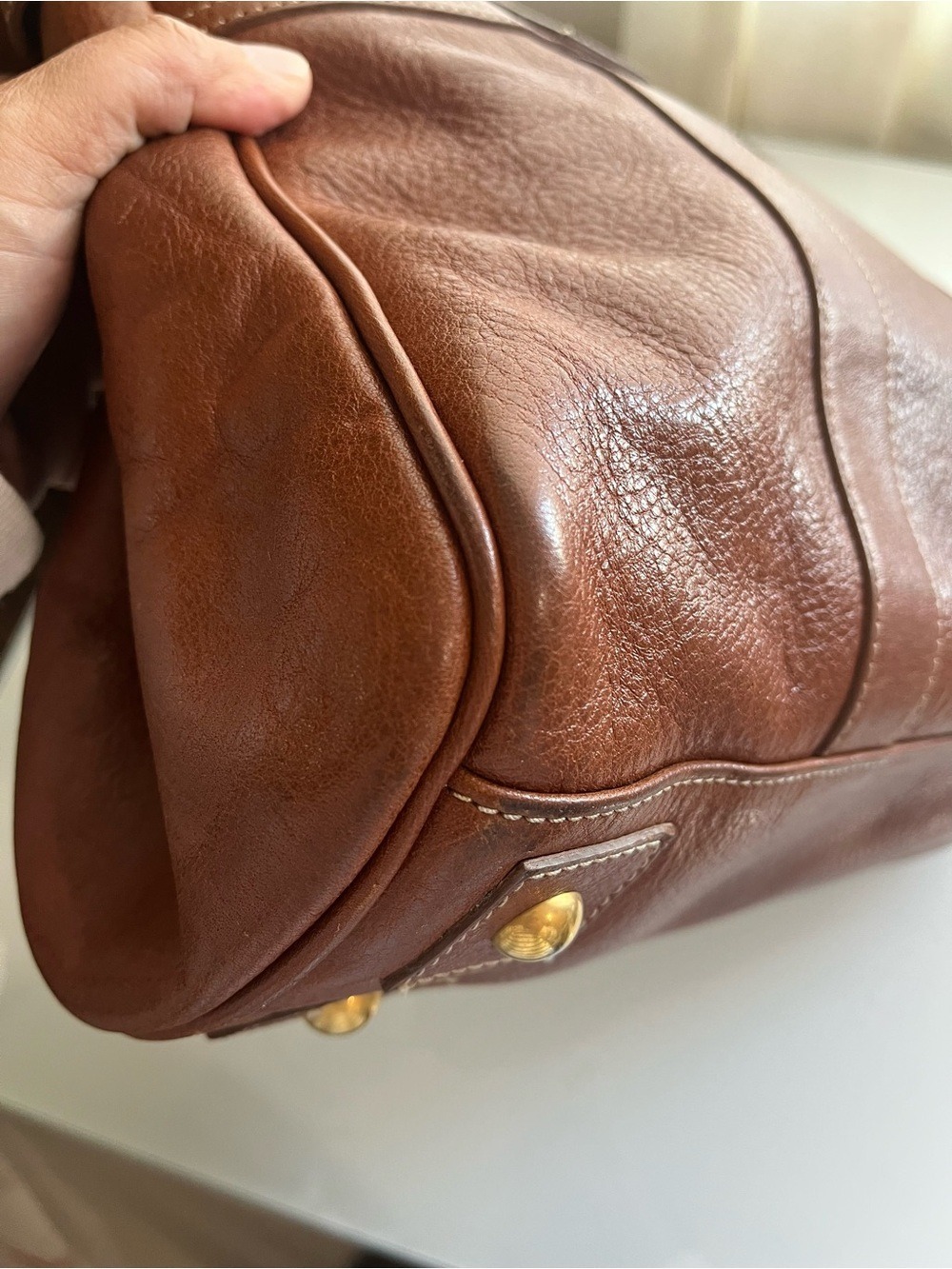 MULBERRY RARE EDITIONS 50 YEARS NVT OAK LEATHER BAYSWATER - Picture 11 of 16